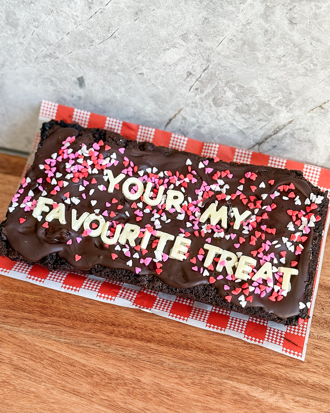XL Personalised Brownie