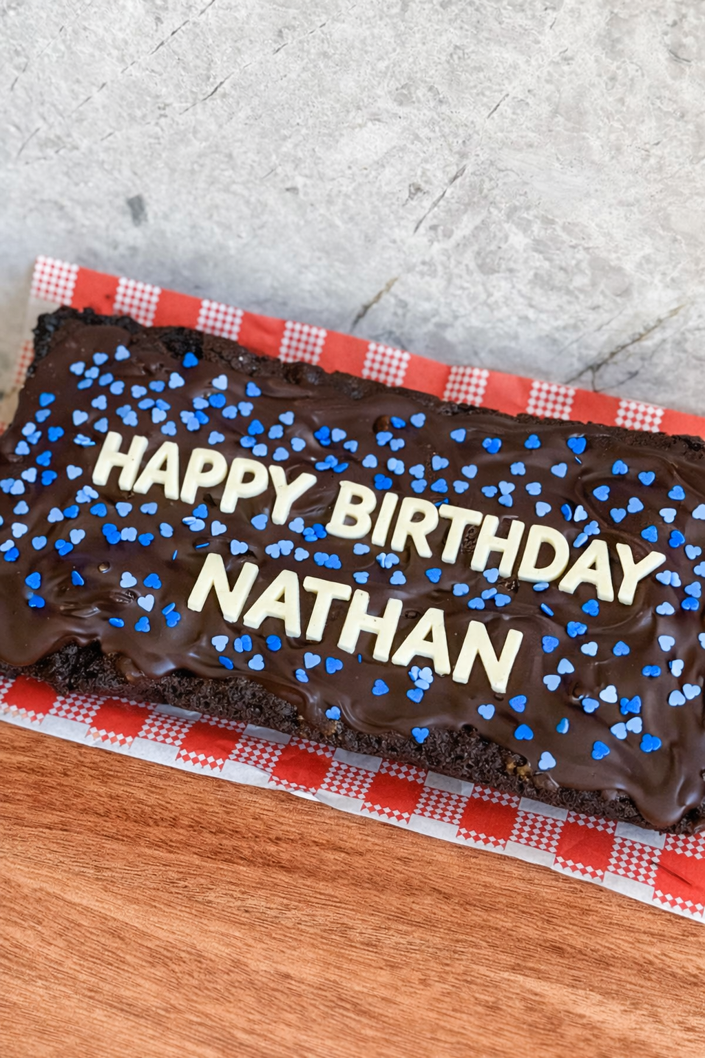 XL Personalised Brownie